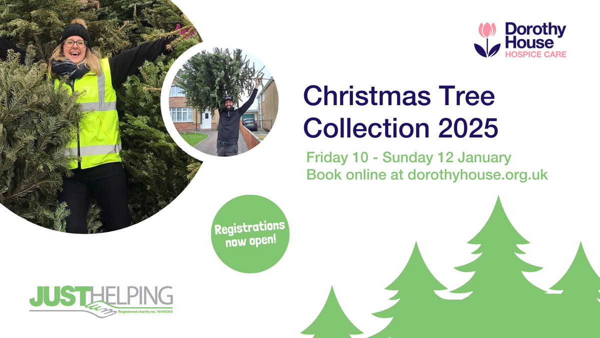 Dorothy House Hospice Care (@dorothyhousehc) on Twitter photo It’s that time of year again! In partnership with national charity <a href="/_justhelping/">JustHelping</a>, our #ChristmasTreeCollection is back for 2025! Returning for its 9th year, we’ll be collecting your Christmas trees for recycling between Friday 10 January and Sunday 12 January 2025. It’s that time of year again! In partnership with national charity <a href="/_justhelping/">JustHelping</a>, our #ChristmasTreeCollection is back for 2025! Returning for its 9th year, we’ll be collecting your Christmas trees for recycling between Friday 10 January and Sunday 12 January 2025.