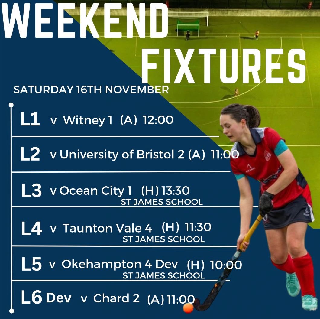 Exeter_HC's tweet image. Let’s go Saturday …

@WestHockeyOfcls @swsportsnews @EnglandHockey @WitneyHockey @SheptonMalletHC @northdevonhc @TauntonValeHC @BristolHockey @oceancity_hc