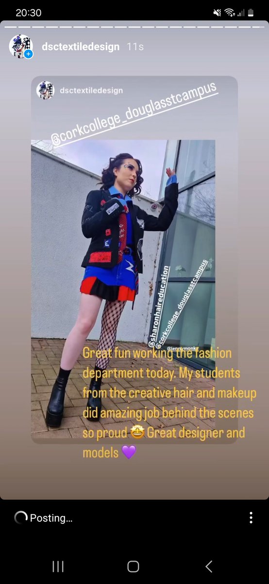dsctextiles's tweet photo. Seriously Talented Students at Douglas StCampus @DouglasSt_CCFET 
Reuse Fashion Event coming to St Peter's, Cork @StPetersCork 
@corkbeo @CorkETB @corkindo https://t.co/nzw6DyaBMS