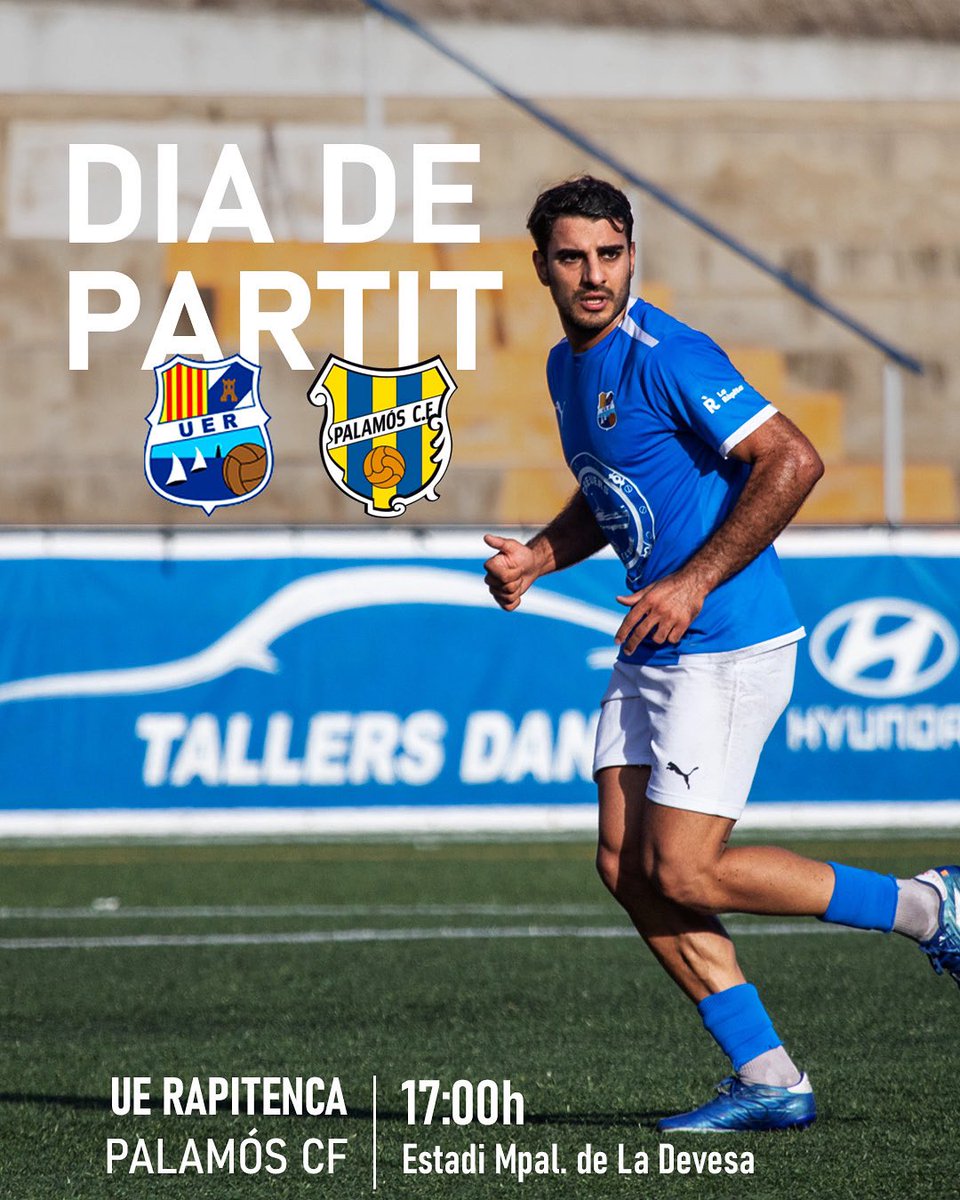 uerapitenc's tweet photo. ⚽️ 𝗔𝘃𝘂𝗶 𝗷𝘂𝗴𝗮 𝗹𝗮 𝗥𝗔𝗣𝗜𝗧𝗘𝗡𝗖𝗔 𝗮 𝗟𝗔 𝗗𝗘𝗩𝗘𝗦𝗔! 

𝗝𝗼𝗿𝗻𝗮𝗱𝗮 𝟵 
🆚 @palamoscf 
⏱️ Dissabte 16 de Novembre | 17:00h
📍 Estadi Municipal de La Devesa

#AraMésQueMai #Trikitri💙🤍 https://t.co/HQ5JnP0T47