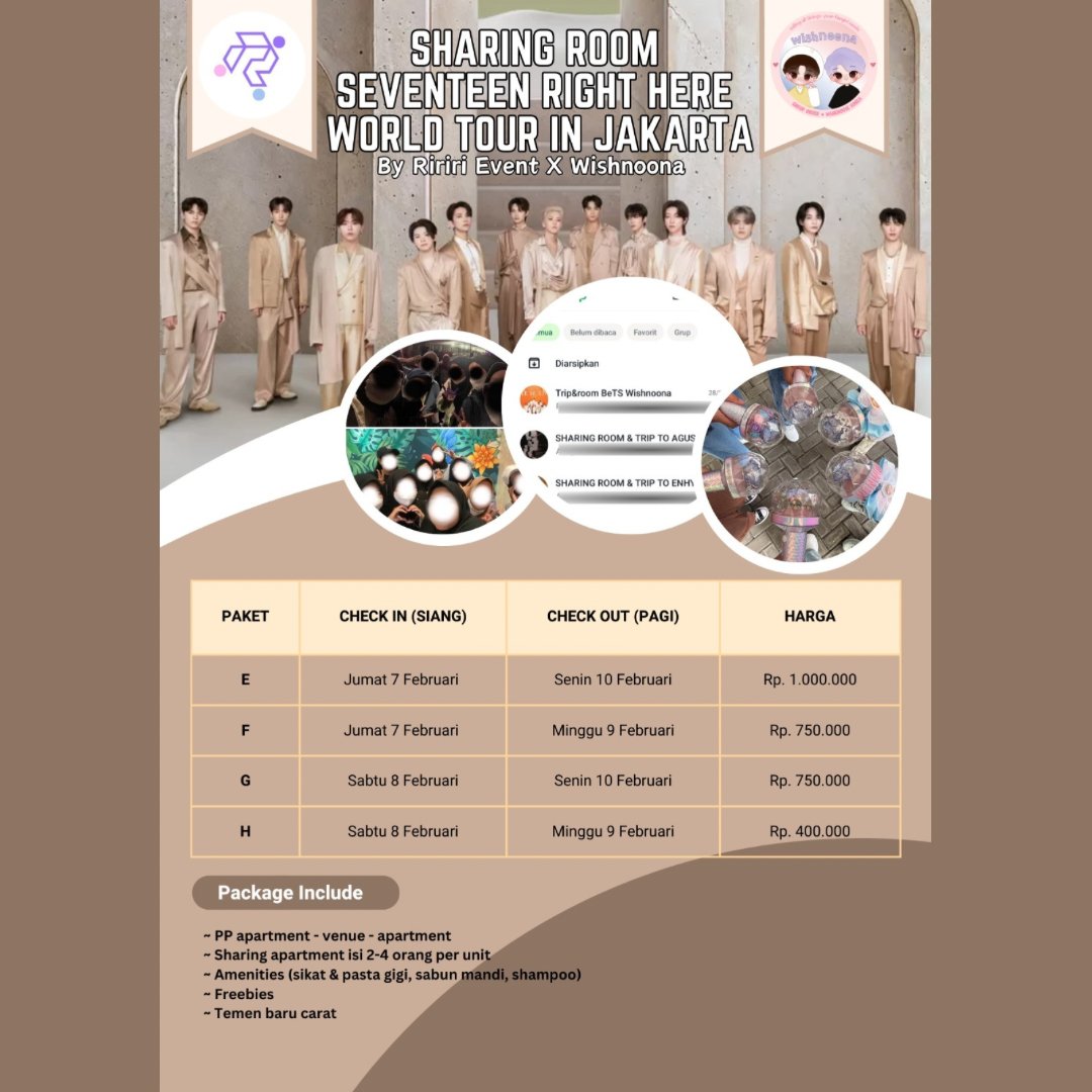 Ririri Event || SHARING ROOM BTS WORLD TOUR IN JKT tweet media