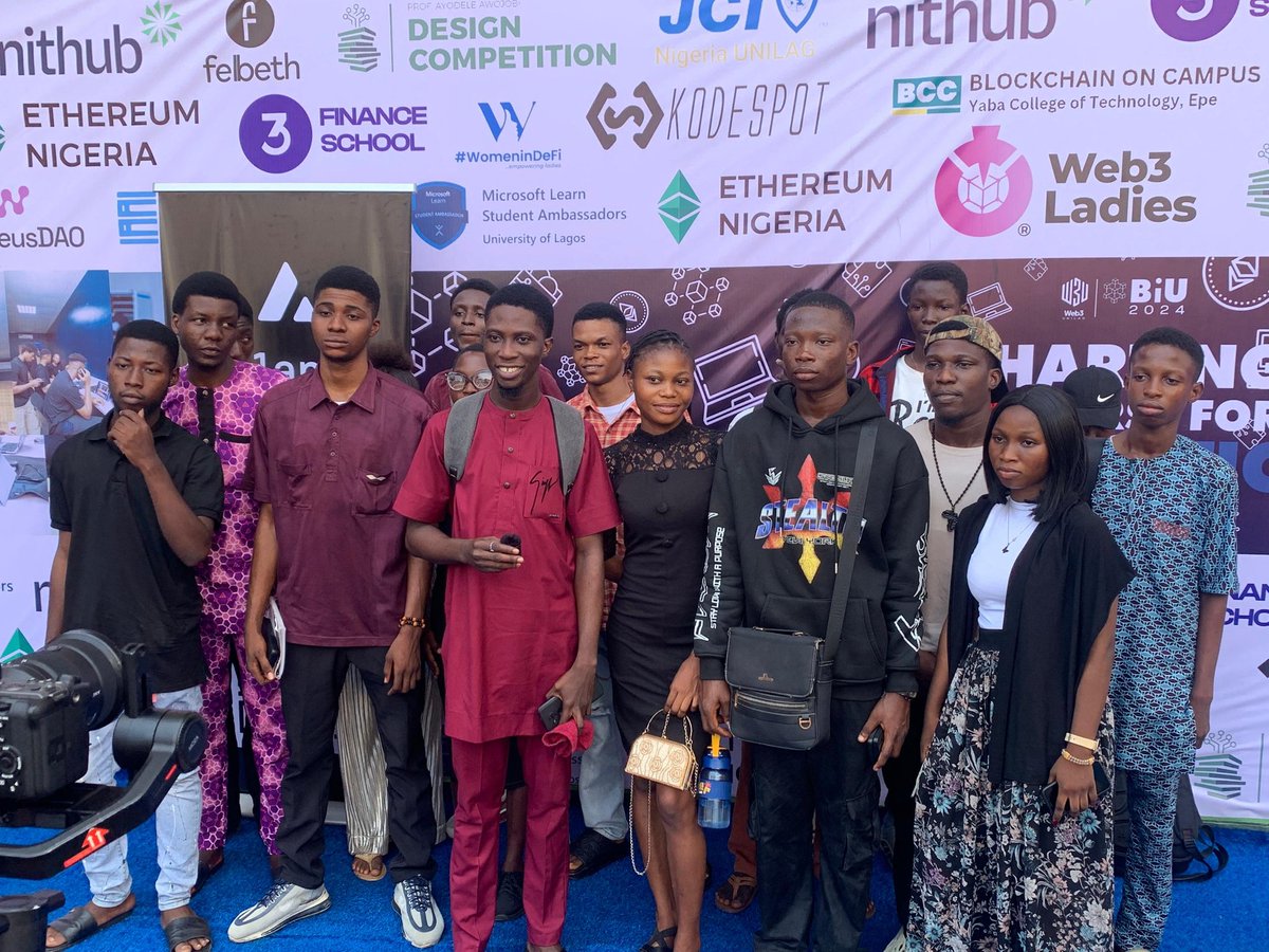 Bchain_YCTEpe's tweet photo. Our community live at @Web3Unilag just concluded BiU conference: Charting a Course for Innovation.
It was a pleasure to have our community members learn from industry pioneers and leading figures in the industry.
#BIU2024
#BlockChainonCampus
#BCC
#BlockchainEducation
#YCTEpe https://t.co/sDDG6WK4Fz