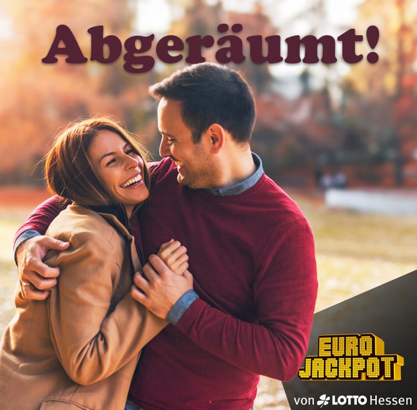 Ein Internettipper aus dem #Odenwaldkreis wird nun um rund 4,1 Millionen Euro reicher - dank sechs richtiger Zahlen bei #Eurojackpot. Nur eine Zahl fehlte gestern zum 120 Millionen-Jackpot in Klasse 1. Seinen Spielschein hatte er online abgegeben, eine Stunde vor Annahmeschluss.