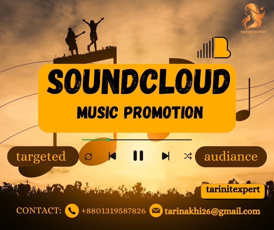 tarinitexpert's tweet photo. I will do viral and organic soundcloud promotion for your soundcloud music and album. https://t.co/D0wINLmqni