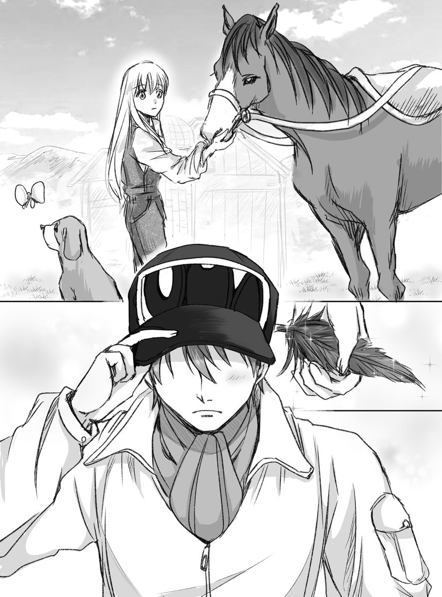 comugifarm's tweet photo. Million Blue(ミリオン・ブルー)  ～route of Gray～  最終話「幸せ」① https://t.co/9HmwmotoTL