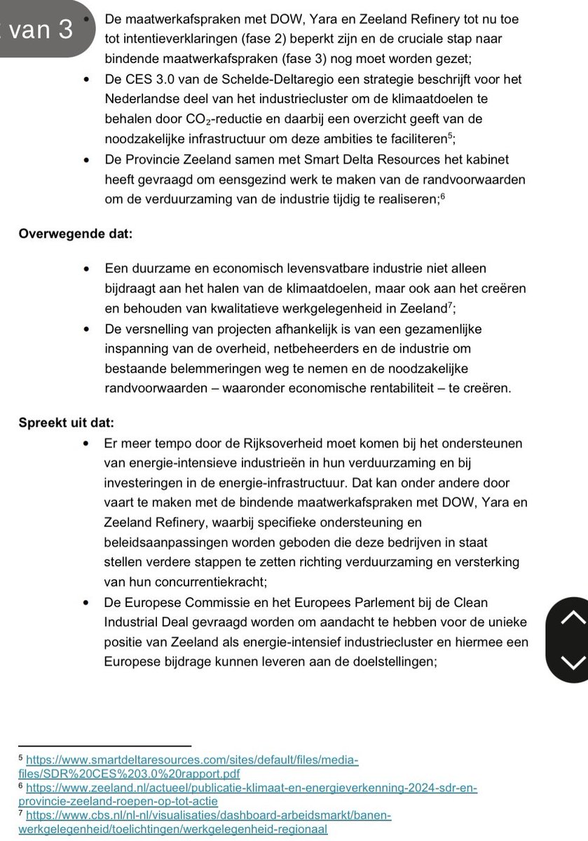 Om het de industrie in Zeeland mogelijk te maken verder te verduurzamen en hun concurrentiekracht te verbeteren is EU-beleid hard nodig: hoge verwachtingen van de Clean Industrial Deal! <a href="/WBHoekstra/">Wopke Hoekstra</a> <a href="/tbwberendsen/">Tom Berendsen</a> <a href="/ingeborgterlaak/">Ingeborg ter Laak</a> <a href="/baljeuj/">Jeannette Baljeu</a> <a href="/bgroothuis/">Bart Groothuis</a> <a href="/sandersmitwzn/">Sander Smit (BBB MEP) ن</a> <a href="/hjaruissen/">Bert-Jan Ruissen (SGP EP)</a>