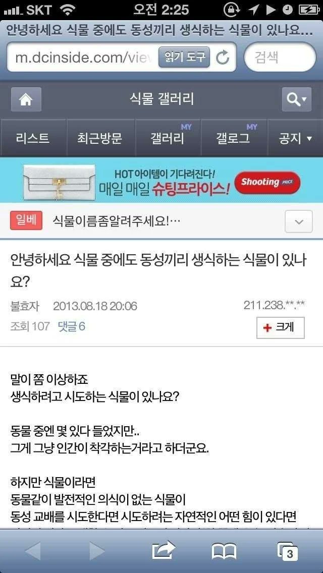 byeongsinhyeomo's tweet photo. 전 이게 레전드라고 생각... 식물갤 동성애 답변 https://t.co/8i4M5zwOGF