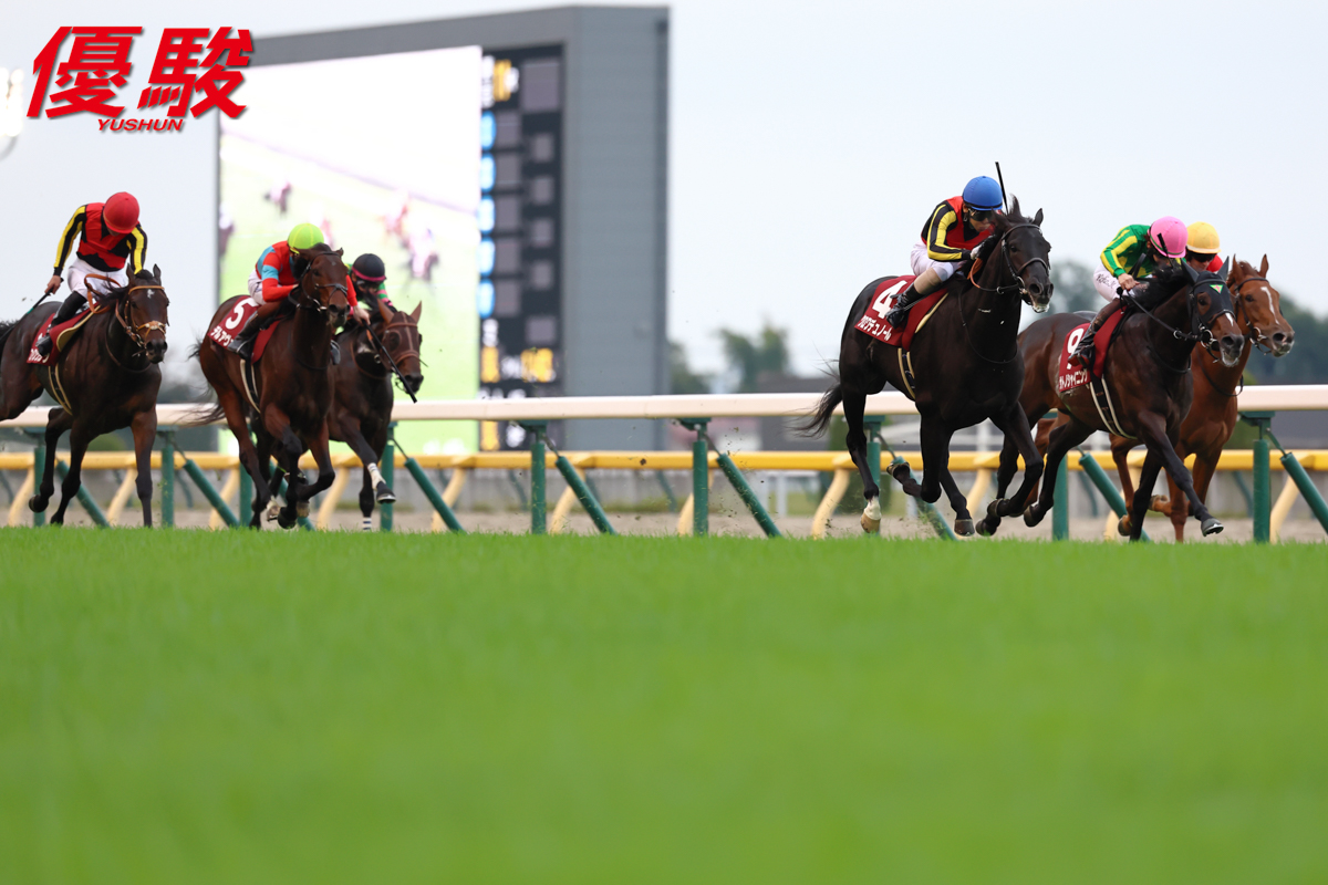 YUSHUN_Magazine's tweet image. 第29回 #東京スポーツ杯２歳Ｓ は #北村友一 騎手騎乗の #クロワデュノール が３番手から力強く抜け出し、逃げたサトノシャイニングに3/4馬身差を付けました。
勝ちタイムは１分46秒８、上り３ハロン33秒３(良馬場)。
通算成績２戦２勝。
父はキタサンブラック、母は英オークス２着馬ライジングクロス