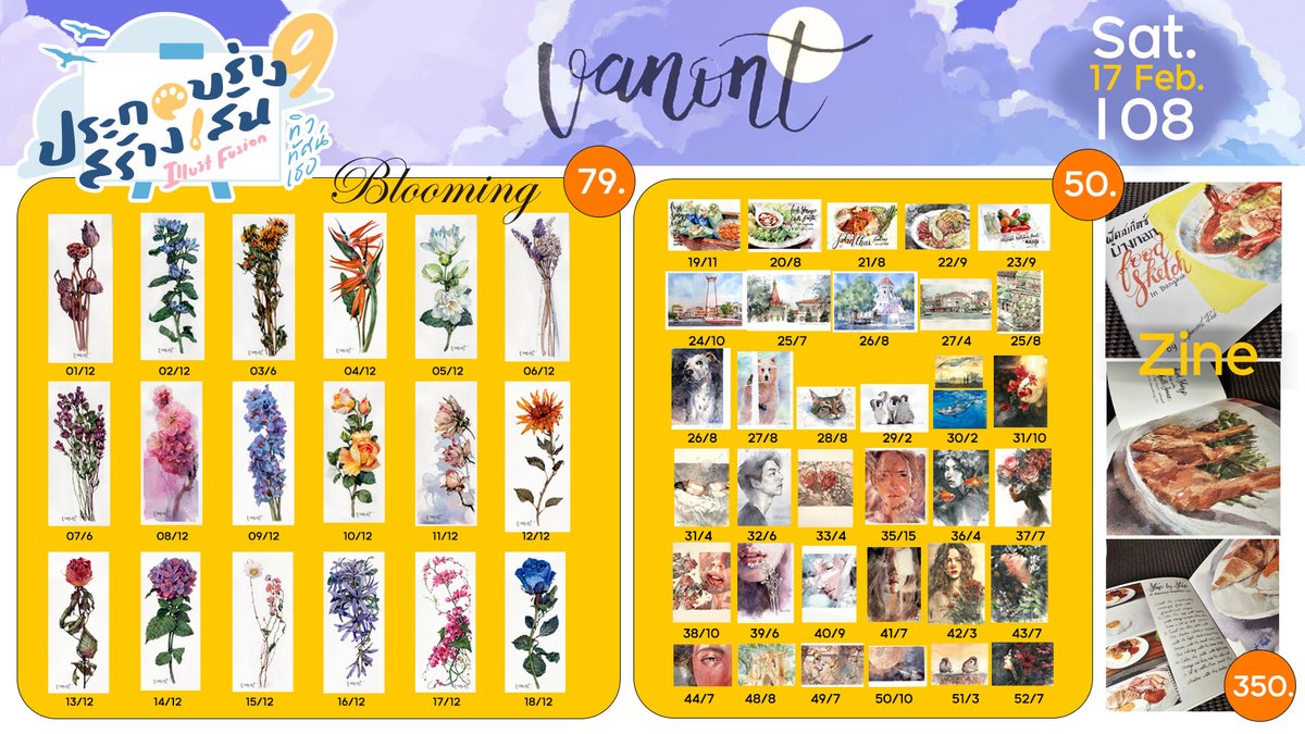 Vanont1's tweet photo. #IF10 #vanont
วันเสาร์ที่ 15 กพ. 2025 Zone C
เรากลับมาพบกันปีละครั้งนะครับ
หนนี้ของในสต๊อกไม่มีเหลือ ผมไม่รู้จะทำอะไรดีเลยขอแปะใบเมนูจากงานที่ผ่านมา
โพสนี้สำคัญมากครับถ้าชื่นชอบอยากสะสมผลงานชิ้นไหน บอกกล่าวกันมาได้เลย และคิดว่าจะมีงานใหม่อีก 9 ชิ้นเป็นอย่างต่ำ
ปีหน้าเจอกันครับ🥰 https://t.co/U9qW3UWHL3