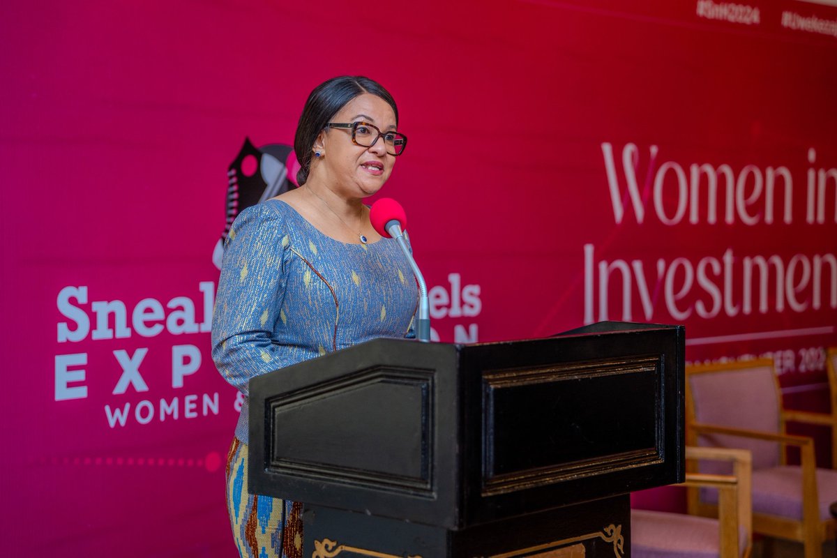 SnH_Tz's tweet photo. With inspiring remarks, the Permanent Secretary of the President’s Office - Planning and Investment @tausi_kida, officially opens the #6thSnH "Women in Investment" event, setting the tone for a fruitful event. 

#SnH2024♀️
#Uwekezaji♀️
#WomenInInvestment
#GenerationEquality https://t.co/tKn24UmjQN