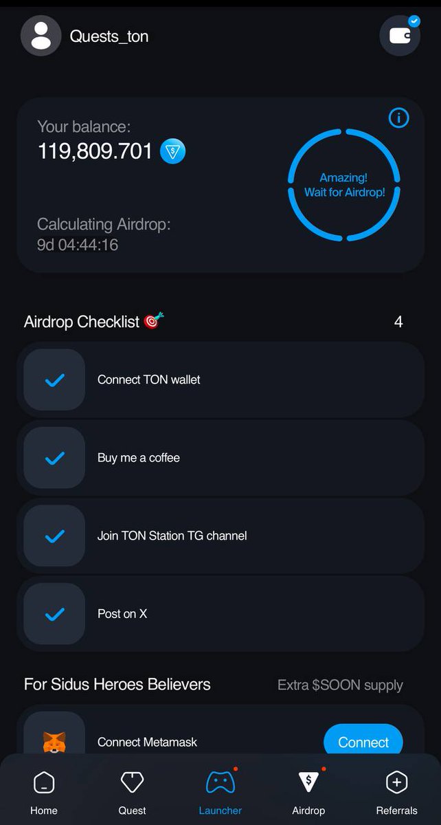 QuestsHunter's tweet image. How’s the weekend treating you? TON Station wrapped up its first season, and rumor has it, Season 2 kicks off in 90 days. The drop’s coming—timer’s set for 9 days. Oh, and guess what? MemeFi’s got a...
Read more in TG Channel t.me/questszone
#quests_news #coinback