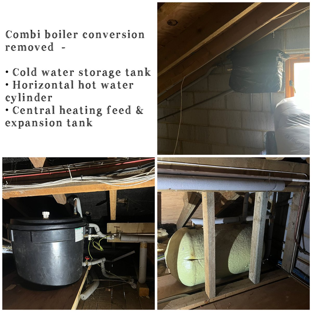 DENTONPLUMBING's tweet photo. Boiler install 🔧 

Combi conversion 

🌟 12 year parts &amp; labour warranty 🌟* Subject to having an annual service which we can do. 

#familybuisness #beforeandafter #ideal #dentonplumbing #surrey #rems #pressfit https://t.co/tSb84BbqRO