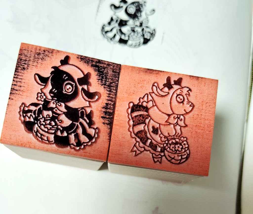 Made some stamps! 