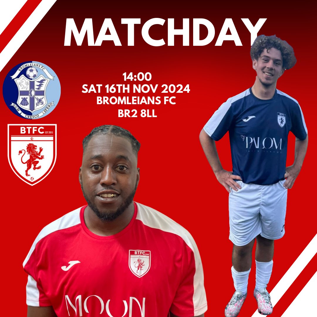 Bermondsey Town FC (@bermondseytown) on Twitter photo ๐ MATCHDAY!
โฉ๏ธ Back to league action this weekend as we face a trip to <a href="/Bromleians/">Bromleians FC</a>.
๐ Looking to continue our fine league form! ๐ MATCHDAY!
โฉ๏ธ Back to league action this weekend as we face a trip to <a href="/Bromleians/">Bromleians FC</a>.
๐ Looking to continue our fine league form!