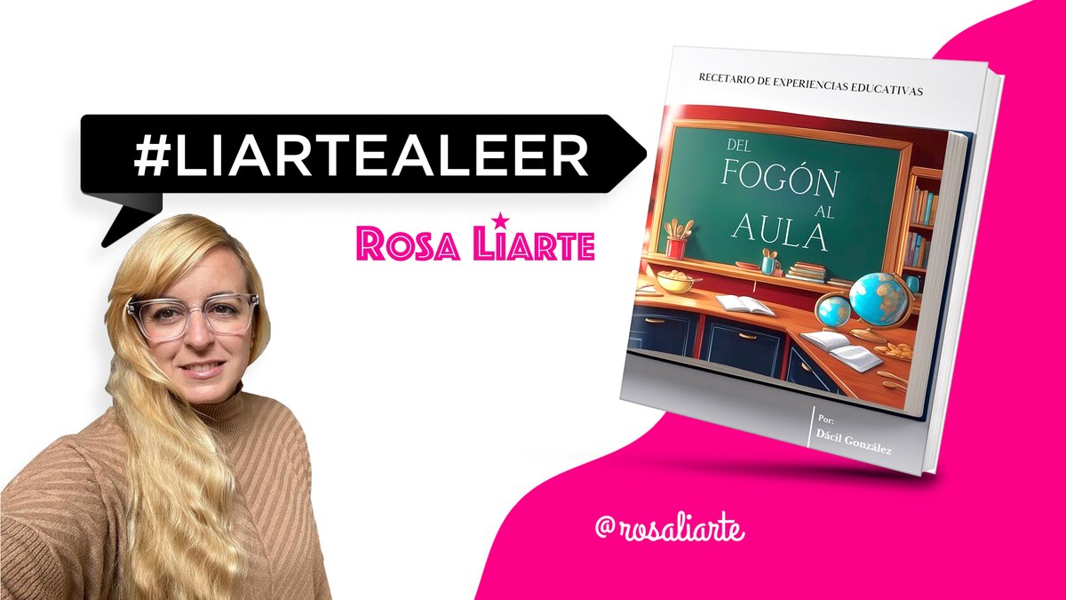 Rosa Liarte Alcaine (@rosaliarte) on Twitter photo 🙋🏼♀️ Nuevo post en mi blog: #LiarteaLeer "Del Fogón al aula"
📖 Analizo el libro de <a href="/dacilgonz/">Sita Dácil</a>
👉🏻 Link entrada en el blog y vídeo en Youtube rosaliarte.com/liartealeer-fo…
#claustrovirtual #DelFogónAlAula 🙋🏼♀️ Nuevo post en mi blog: #LiarteaLeer "Del Fogón al aula"
📖 Analizo el libro de <a href="/dacilgonz/">Sita Dácil</a>
👉🏻 Link entrada en el blog y vídeo en Youtube rosaliarte.com/liartealeer-fo…
#claustrovirtual #DelFogónAlAula