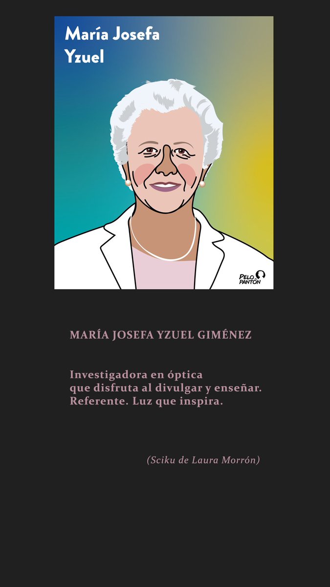 Bctuab's tweet photo. #Taldiacomavui fa anys la física i professora honorària de la #UAB María Josefa Yzuel.

Referent internacional en el camp de l'#òptica, és també gran defensora del paper de les #DonesiCiència.

🎨@pelopanton + ✍@lauramorron 

#donesAutònoma #CiènciaiPoesia @CristinaSopena1 https://t.co/KDWOLWgGfx