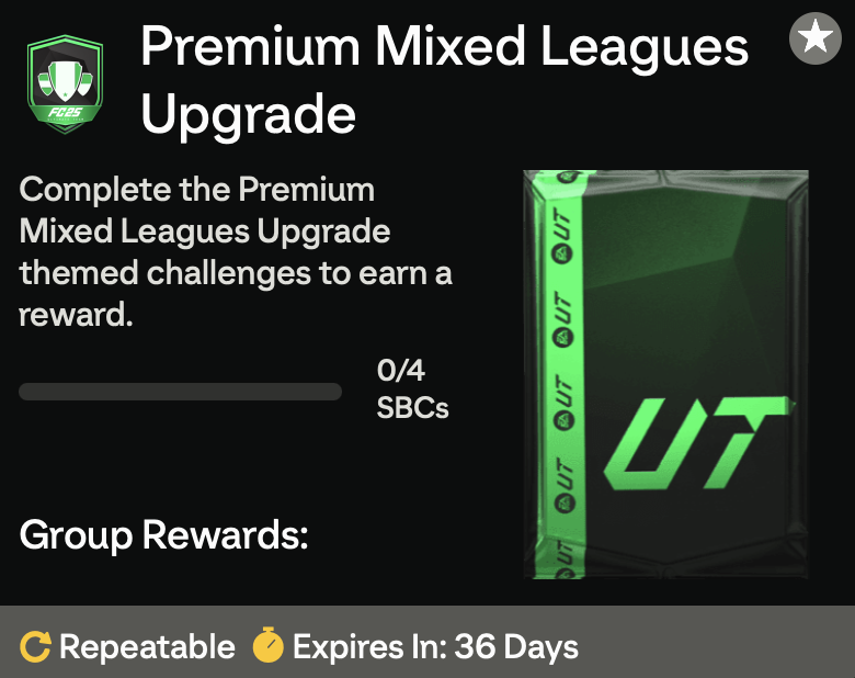 PedsanUT's tweet photo. 🟢HOW TO GRIND FOR FODDER ON EA FC 25🟢

Although it may seem challenging, Premium Mixed League SBCs are now “cheap” enough to turn the coins you invest into untradeable value. This allows you to complete player SBCs and upgrades to strengthen your team.💪

To demonstrate that this method really works, here’s a detailed guide! To confirm its value, I collaborated with @TradingEi.

🔁 and ❤️ are appreciated!

Make sure to be following both of us for more content! (1/11)