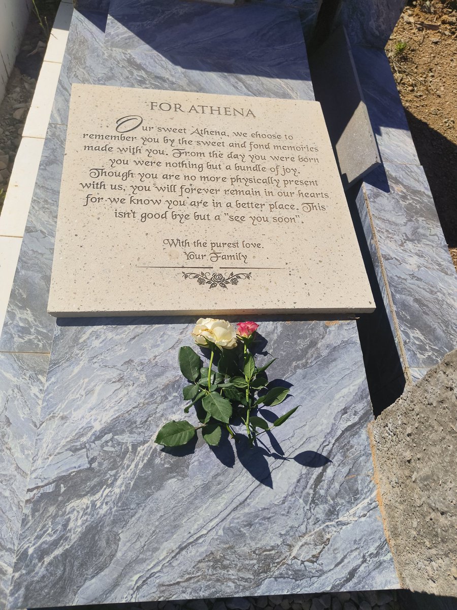Today marks a year since my vibrant daughter, Athena, left us due to medical negligence and I am making this post from her gravesite, her human resting place. Her laughter, songs, and bright future were silenced. I'm sharing our story to ensure no family suffers like ours.  👇👇