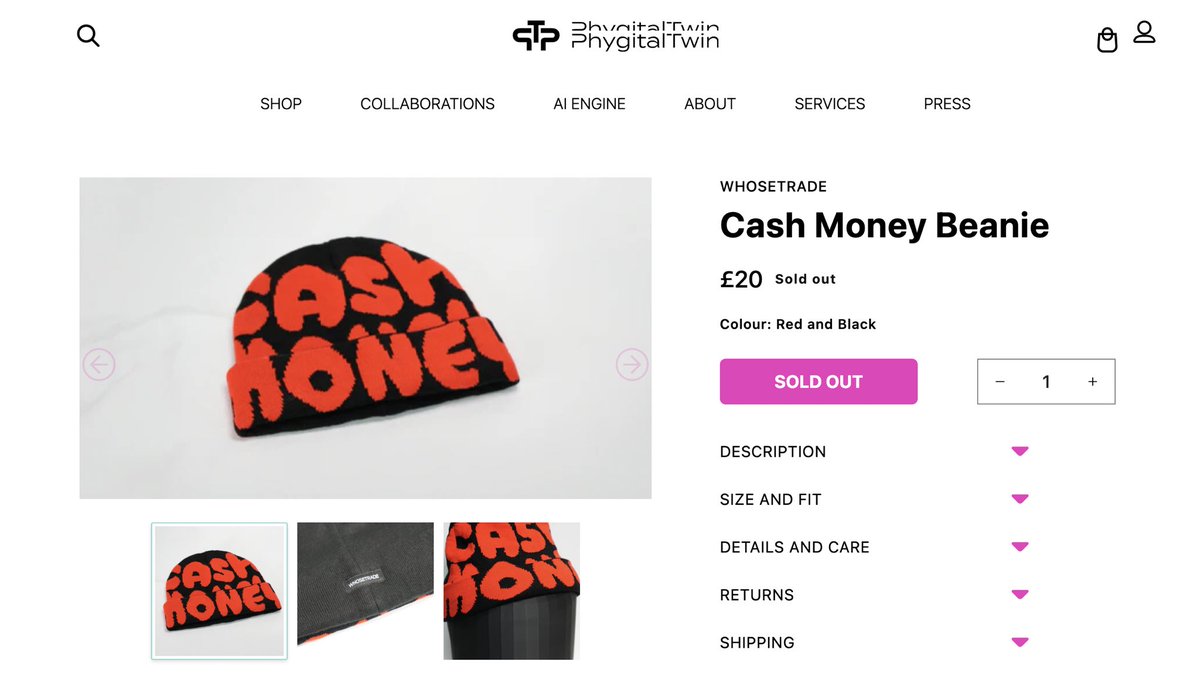 PhygitalTwin (@phygitalt) on Twitter photo We launched the first phygital drop with <a href="/WhoseTrade/">WhoseTrade</a> at 6pm yesterday GMT and
everything sold out in ~20 mins 🙏🏻🙏🏻
you should all get your orders within the next 2 weeks
super excited for the future for real world fashion... more to come We launched the first phygital drop with <a href="/WhoseTrade/">WhoseTrade</a> at 6pm yesterday GMT and
everything sold out in ~20 mins 🙏🏻🙏🏻
you should all get your orders within the next 2 weeks
super excited for the future for real world fashion... more to come