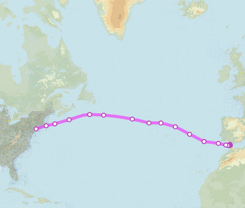 SirListenalot's tweet photo. #KC46's #BLUE26-27 out of Rota (to McGuire) dragging (six) "AK" #F22's across the pond. #KC135 #AE04CD #BLUE30 from Lajes to Dover will join in later https://t.co/Onpgpw1onS