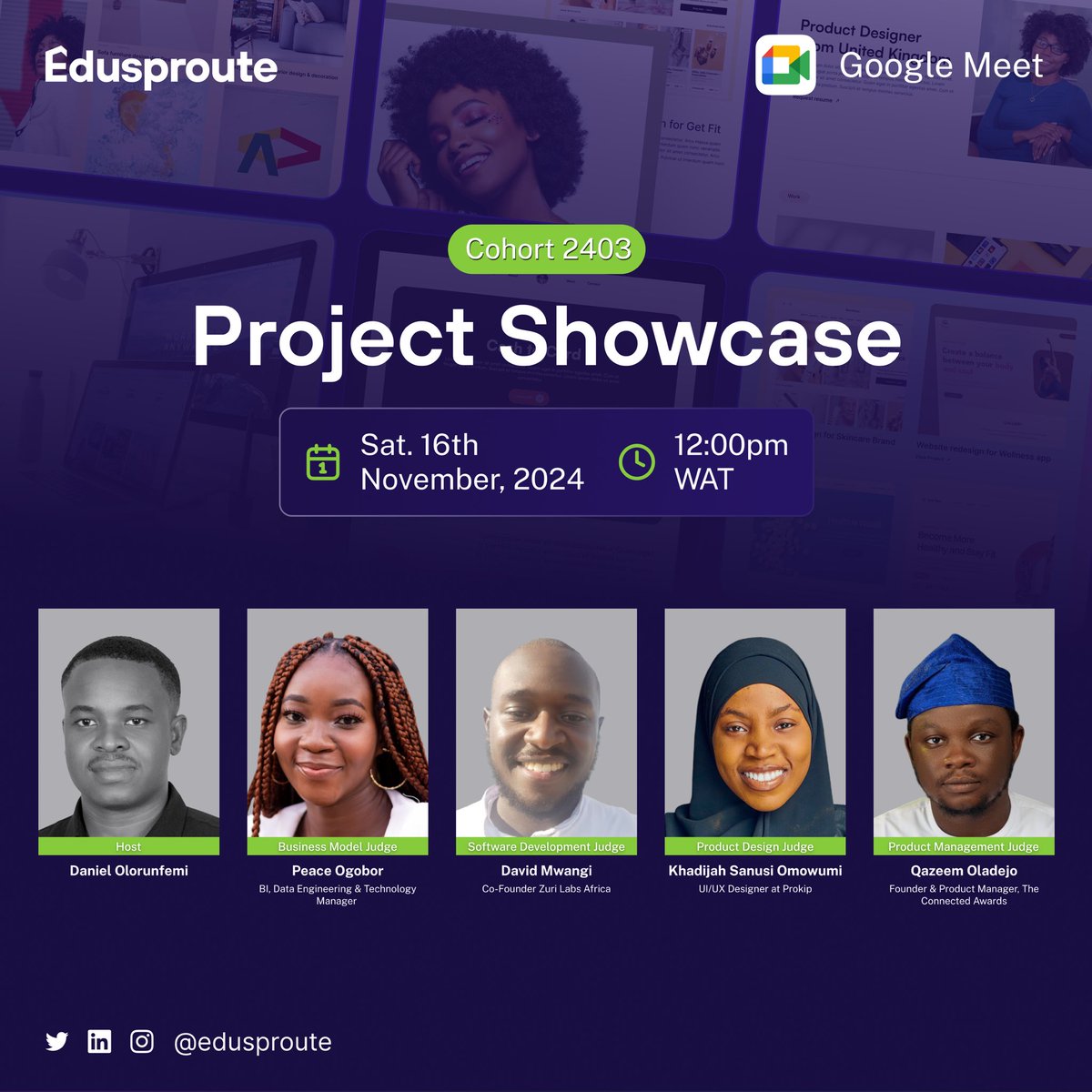 edusproute's tweet photo. Good morning, techies! 👋
Today is the day! 🚨 Our Cohort 2403 students are unveiling their hard work at the Project Showcase! https://t.co/PDmqXP0AnT