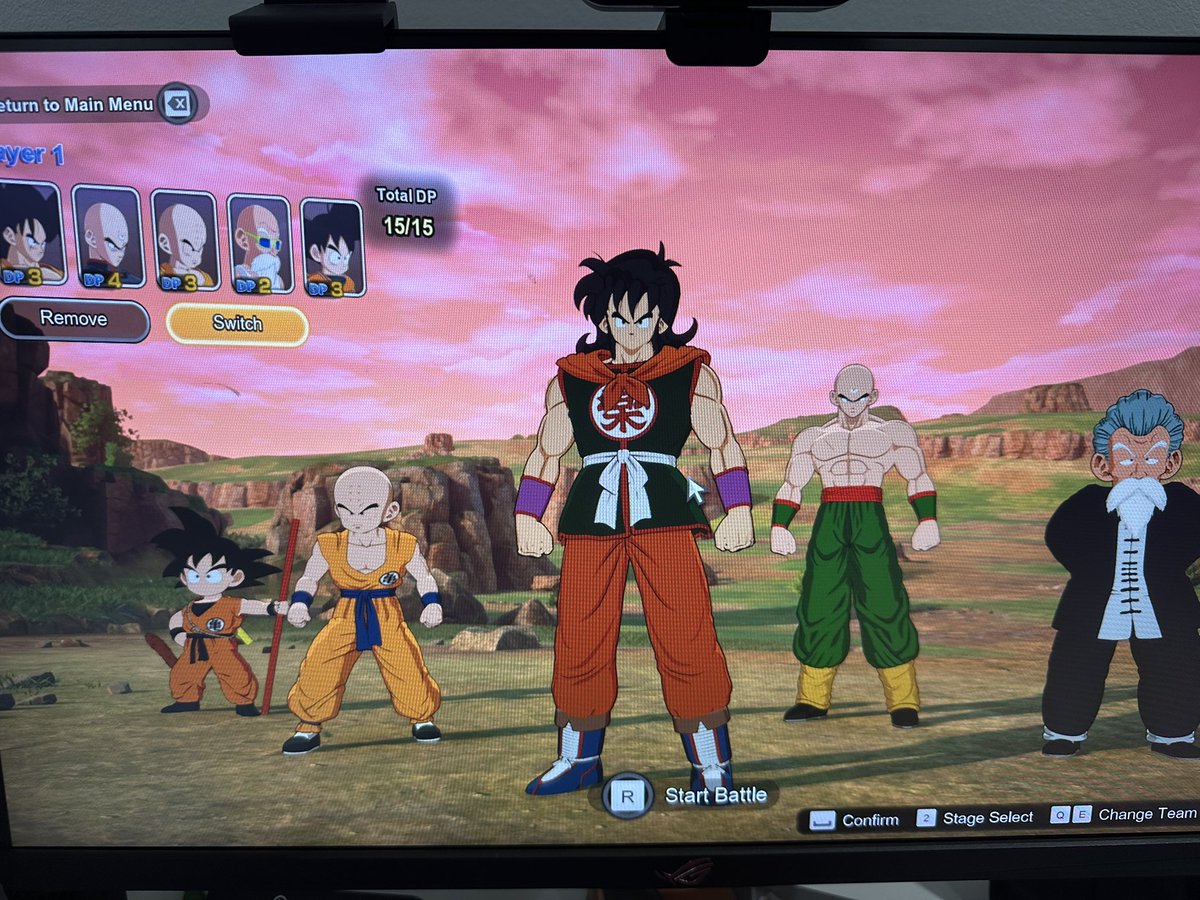 thatguythatcan's tweet photo. Favorite Ranked team to use #SparkingZero #dragonball https://t.co/YcnO6QcMKk