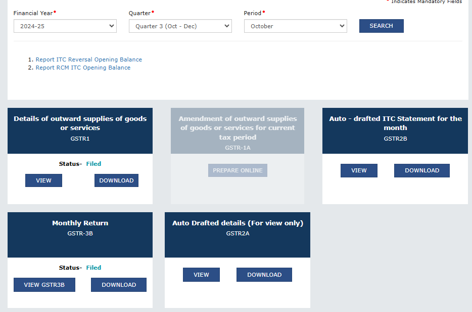 <a href="/Infosys_GSTN/">GST Tech</a> <a href="/cbic_india/">CBIC</a> 
STOP TESTING IN LIVE DATA
for the RP for whom IMS was deemed accepted, after filing GSTR 3B -
- GSTR 2B shows no value at all, unable to download excel
- Tax liability and ITC summary shows Zero Value
under which provision of the act this is done??
