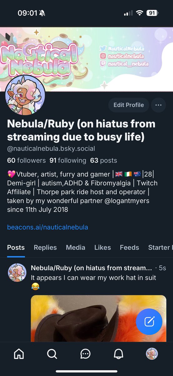 Ruby_Lombax's tweet photo. Just a little reminder that I’m more active over on the butterfly app
Feel free to follow me https://t.co/6JZ98gMTzv