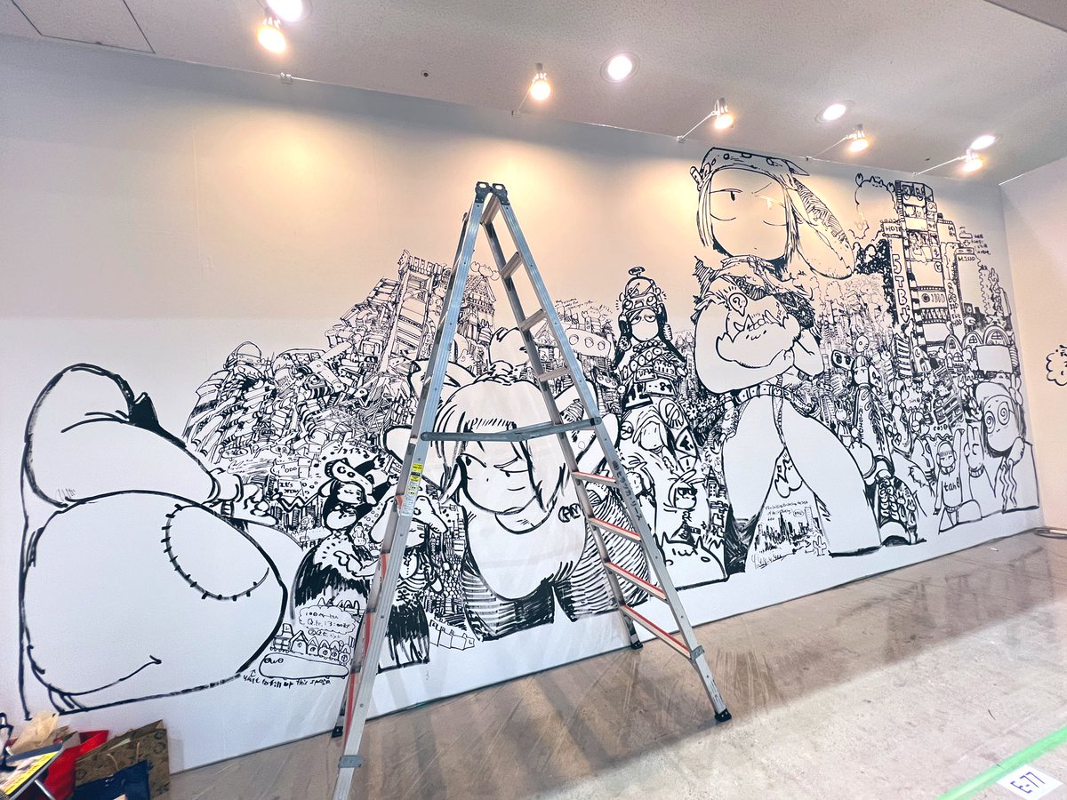 デザフェスいちにちめ
今日はここまで!!!
続きはまた明日〜〜〜

(完成予定は明日の15:00とか16:00くらいかなあの気持ちですすす〜) 