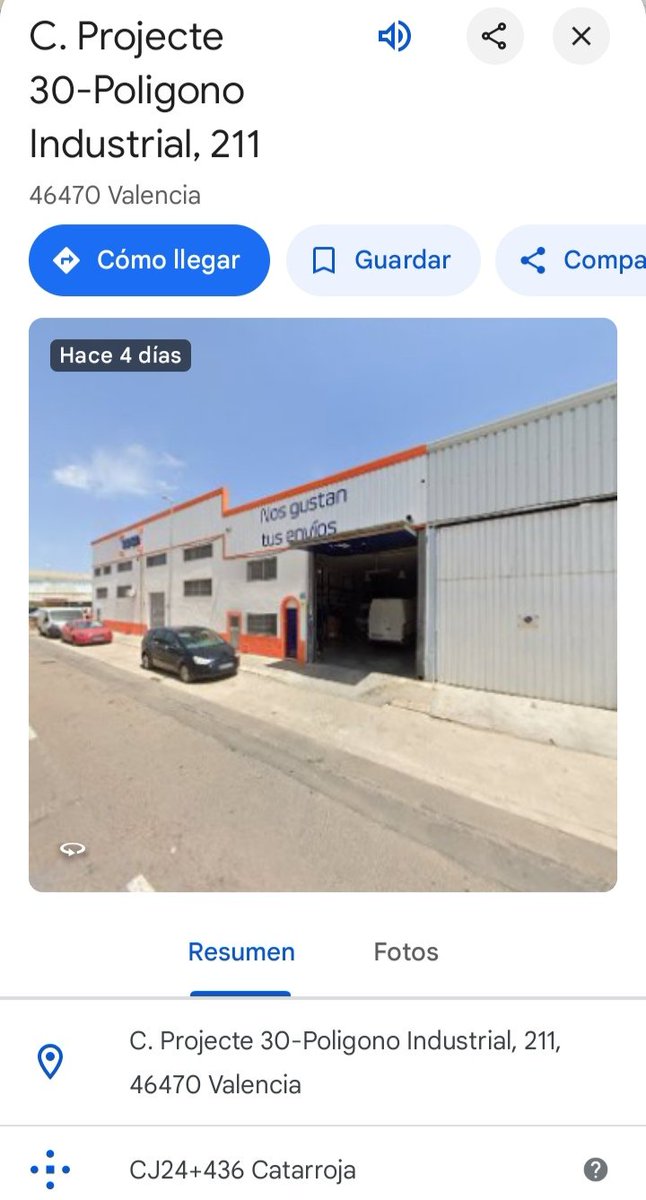 🚨🚨🚨 Actualización de localización 🚨🚨🚨🚨.
En TIPSA,,os dejo la dirección de Google Maps.
Ya están allí🫂🫂🫂