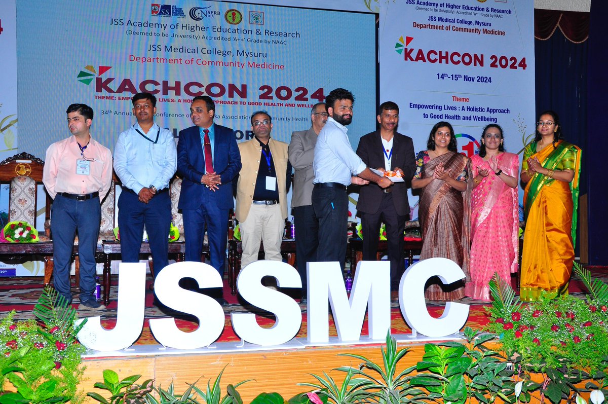 ICMR-NITM (@icmrnitm) on Twitter photo Hearty congratulations to our PhD scholar Mr. Dodda Basava J for winning First Prize in oral presentation for the session and overall conference at KACHCON2024 held at JSS Medical College, Mysuru <a href="/ICMRDELHI/">ICMR</a> <a href="/DeptHealthRes/">Department of Health Research, MoHFW</a> <a href="/MoHFW_INDIA/">Ministry of Health</a> Hearty congratulations to our PhD scholar Mr. Dodda Basava J for winning First Prize in oral presentation for the session and overall conference at KACHCON2024 held at JSS Medical College, Mysuru <a href="/ICMRDELHI/">ICMR</a> <a href="/DeptHealthRes/">Department of Health Research, MoHFW</a> <a href="/MoHFW_INDIA/">Ministry of Health</a>
