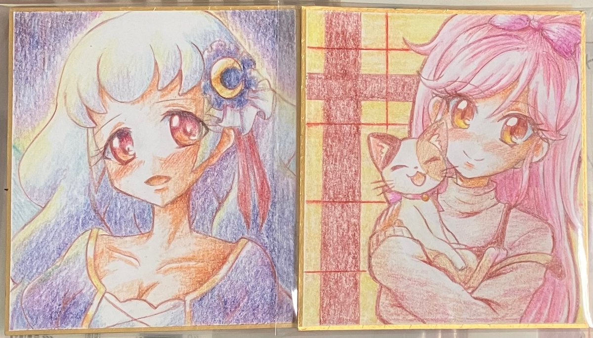 色紙も持っていきます
いつも通り今のところ特に購入条件、制限などはございません 