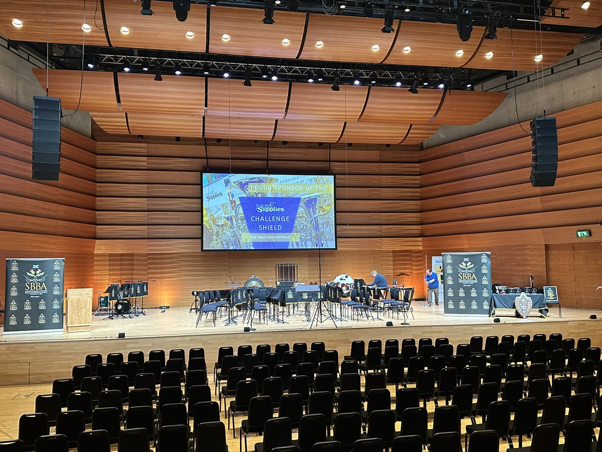 Let our SFoB2024 begin!! 🎶🏴󠁧󠁢󠁳󠁣󠁴󠁿🎶 good luck to all of our <a href="/bandsupplies1/">Band Supplies</a>  Scottish Challenge competitors today- we really look forward to welcoming all 21 bands today <a href="/perthTCH/">Perth Theatre and Concert Hall</a> 🎉🎶 #sbbaevents <a href="/4barsrest/">4barsrest.com</a> <a href="/BBWMagazine/">Brass Band World</a> <a href="/CreativeScots/">Creative Scotland</a>