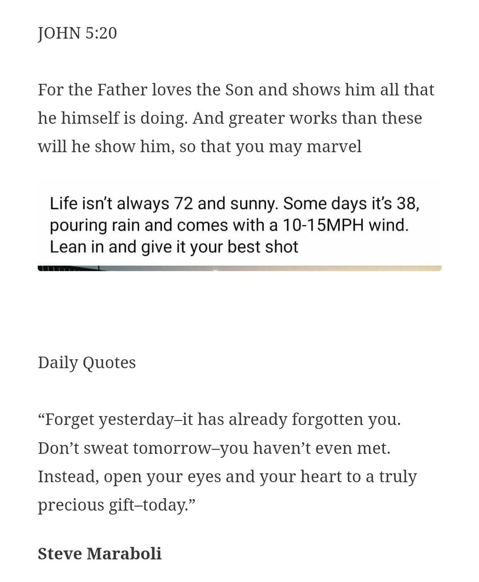 The 💥 💥 For Today 
<a href="/F3Nation/">F3</a>
"In ordinary life, we hardly realize that we receive a great deal more than we give, and that it is only with gratitude that life becomes rich." 
Dietrich Bonhoeffer 
Someone once asked me, "Why do you always insist on taking the hard road?" 
I