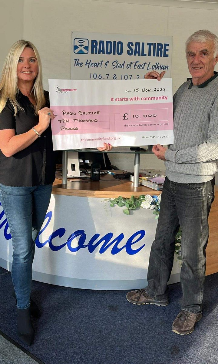 Radio Saltire is absolutely delighted to announce that we have applied for and received an astonishing £10,000 National Lottery Community Fund Award. This fantastic grant will allow us to continue and grow our Radio Saltire Community News network