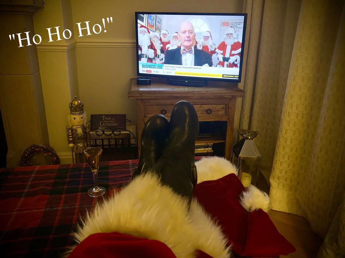 Father Christmas very much enjoyed watching Sky News today, as <a href="/jameslovellx/">James Lovell</a> chatted to <a href="/darrenmccaffrey/">Darren McCaffrey</a> about the business of training Santas.

#HoHoHo 🎅🏻❤️💫
#Santa #Christmas
#FatherChristmas
<a href="/borkowskipr/">BORKOWSKI</a>
<a href="/MrMKimber/">Martin Kimber</a>