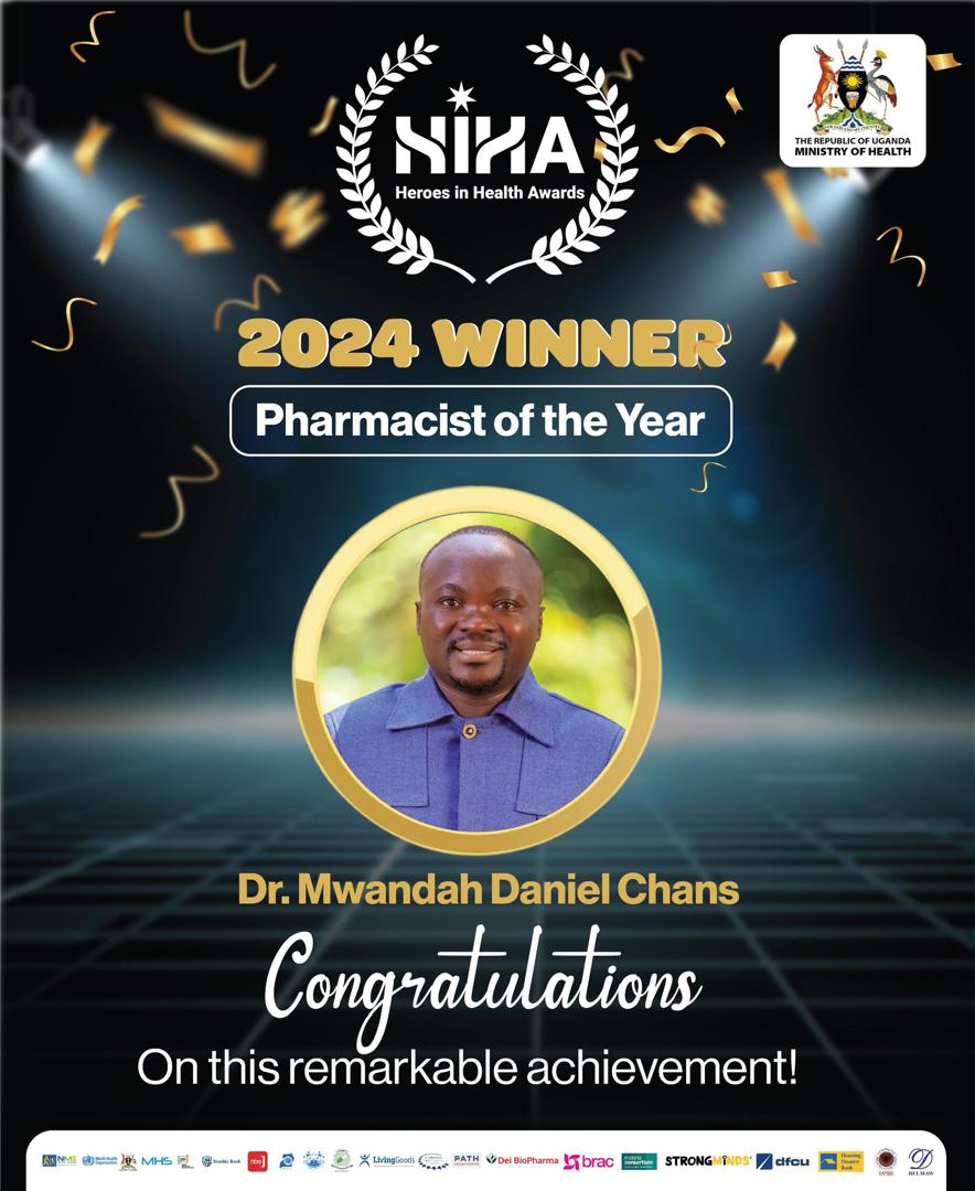 PharmacistsUg's tweet photo. ππ Congratulations to our very own Dr. @daniel_chans for being named Pharmacist of the Year at the prestigious HIHA Awards! ππ
β¨ Your dedication and excellence inspire us all. ππ #PSUProud #HIHAAwards #PharmacyExcellence https://t.co/quF5VoTqRs