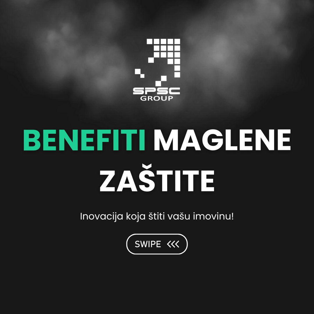 spscgroup's tweet photo. Benefiti Maglene Zaštite. Inovacija koja štiti vašu imovinu! 🌫️

Maglena zaštita automatski se aktivira pri detekciji provale i ispušta gustu maglu za maksimalnu zaštitu. ⚡ 

#MaglenaZaštita #URFog #SigurnostProstora #SPSCGroup #TrenutnaReakcija #ZaštitaImovine https://t.co/slYtdKEA3F