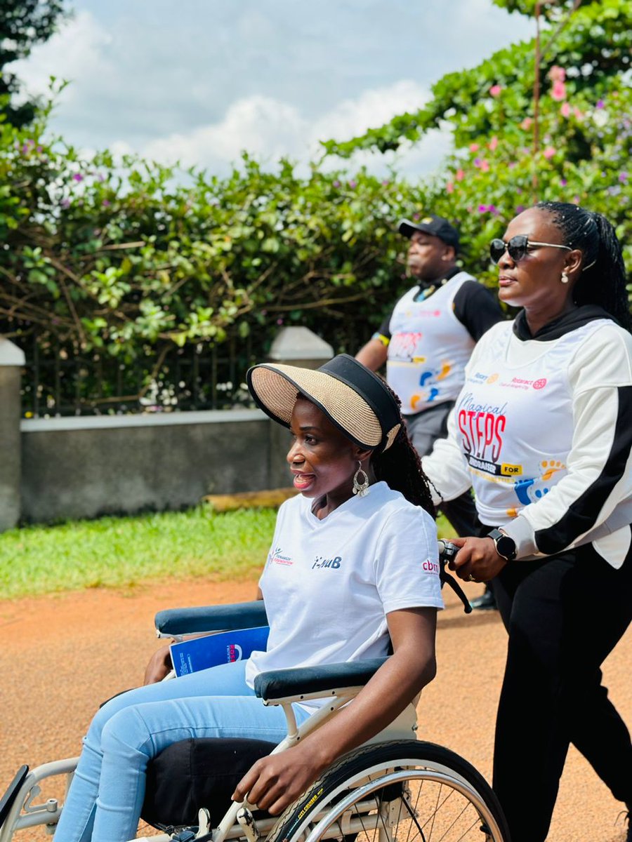 RC_AkrightCity's tweet photo. "IT'S HAPPENING NOW! In Akright, we're flagging off our #WalkingRotarians led by Shyaka & honored by PDG Ken Mugisha! Join the #MagicalSteps trek to support disabled children at Ishekye Primary School! #RotaryInAction #ServiceAboveSelf #Inclusion" https://t.co/aVaQMNsFvx
