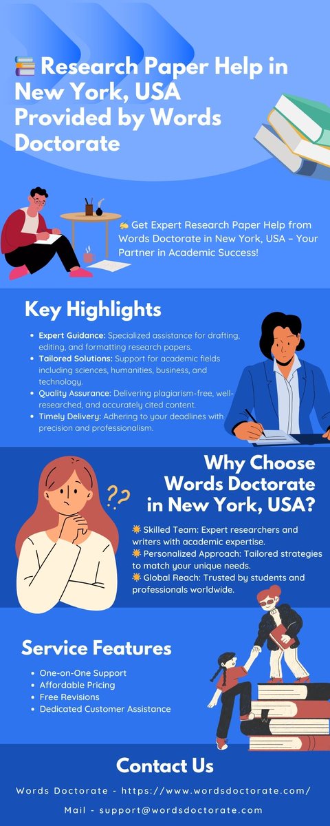 LisaSu916807's tweet photo. Research Paper Help in New York, USA  Provided by Words Doctorate
Get Expert Research Paper Help from Words Doctorate in New York, USA – Your Partner in Academic Success!
more info: https://t.co/6xLFgE3jkM https://t.co/Xv0c4yLvwX