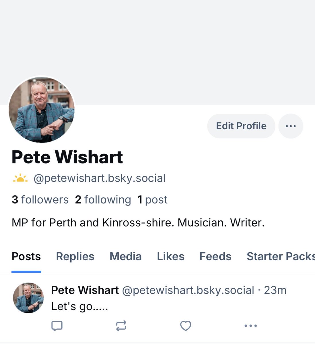 Pete Wishart tweet media