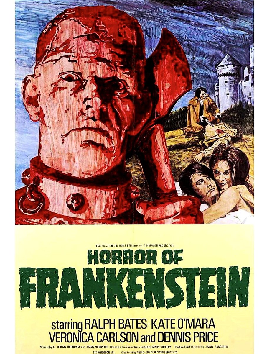 Much mocked Hammer, but I do love an underdog. Carnage and cleavage with a cracking cast and severed tongue sewn  firmly in a rotting cheek. 1970.
#horrorcommunity #horrorfamily #horrormovie #horrorfilm #horrorfam #classichorror #horroraddict #horrorfan #mutantfam #hammerhorror