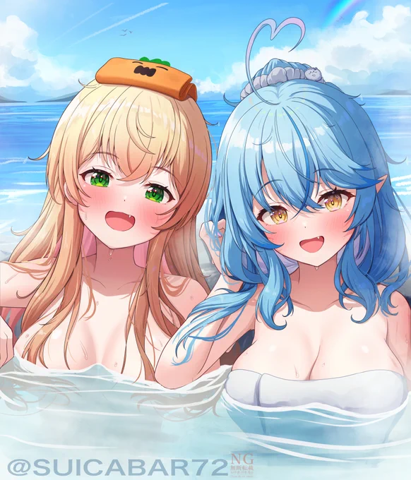 温泉でまったり#LamyArt #ねねアルバム 