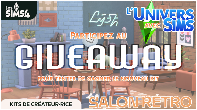 LuniverSims's tweet photo. Et si on refaisait la déco du salon ?
Tentez votre chance pour remporter le kit de créateur/créatrice Les Sims 4 Salon Rétro
👉 https://t.co/wMUIGFp4LM

#CozyKitschKit #TheSims4CreatorKits #Sims4 https://t.co/MVk7nAWBy1