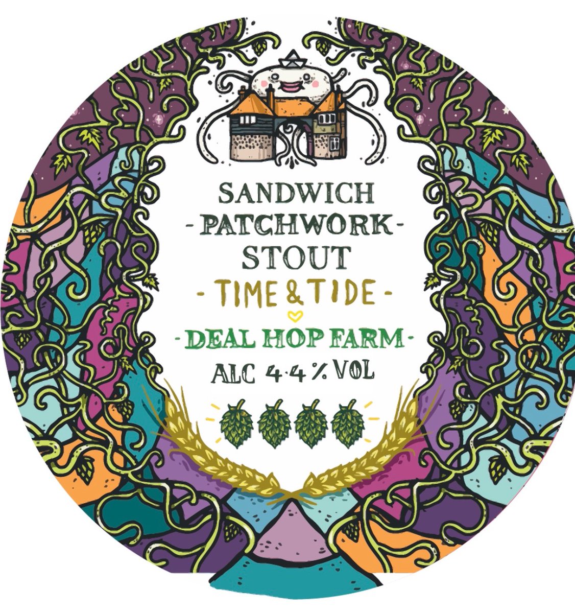 New batch of <a href="/TimeTideBrewing/">Time & Tide Brewing</a> 'Sandwich Patchwork Stout' using our 2024 dried hops. 

This will be available in cask and can (but the cans are on pre-order only in the nxt 2 weeks - there is special price for DHF members [you will need your 24 card/site number]. 

#dealhopfarm