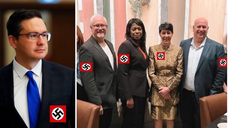 macmike086's tweet image. When a party reveals who they truly are, believe them. Never vote for the Trump/Poilievre party.