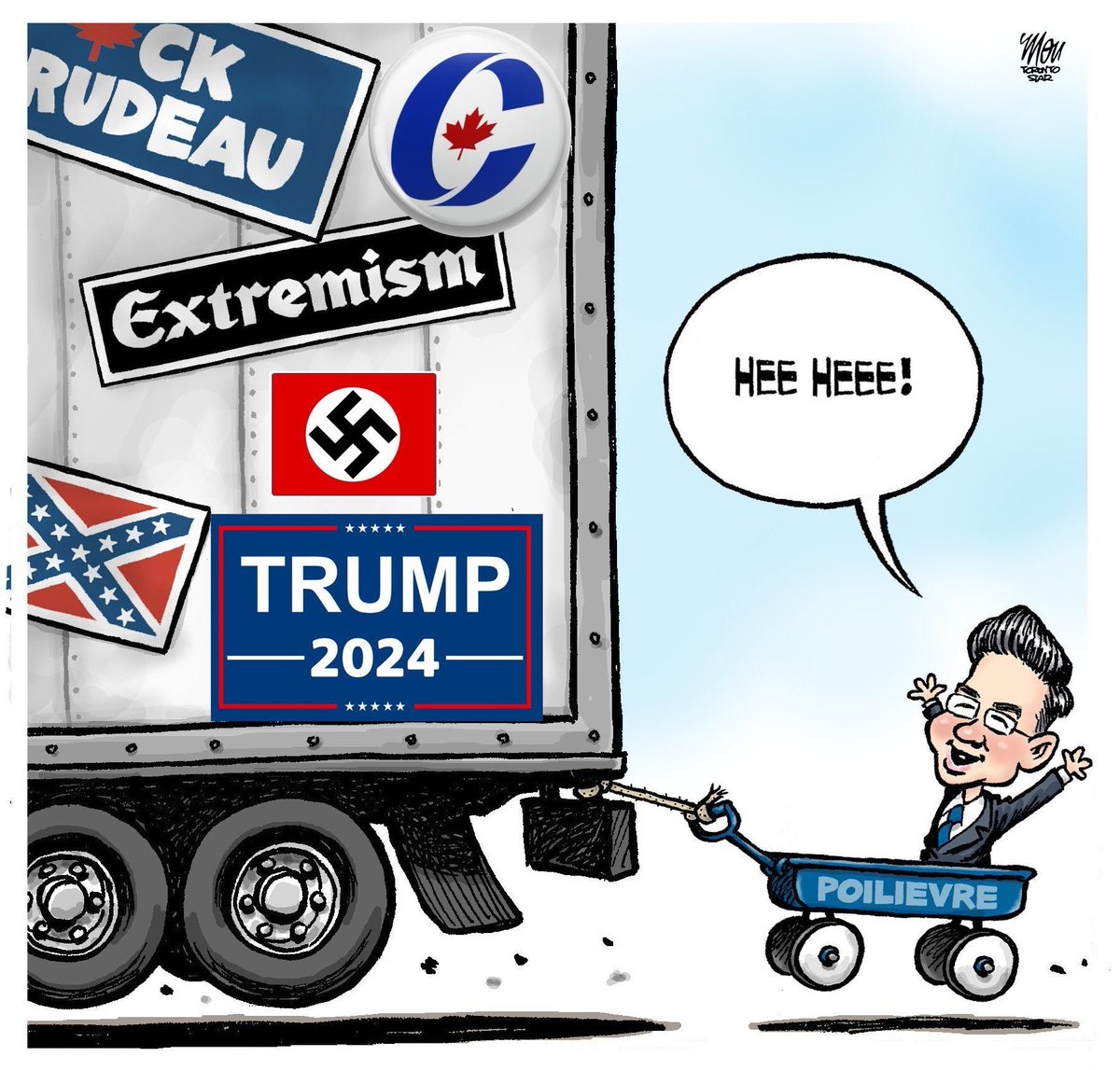 macmike086's tweet image. When a party reveals who they truly are, believe them. Never vote for the Trump/Poilievre party.