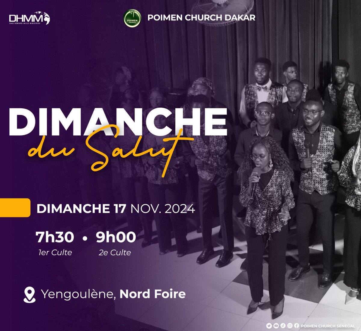 pmc_sn's tweet photo. 🔥 HELLO LA FAMILLE ! 🔥

Un dimanche qui te donne l'occasion de te réjouir dans la parole et la joie d’être en christ🎊😊

📅 : Demain à 7h30 pour le 1er culte et 9h pour le second ! ⏰ Ne soyez pas en retard !
📍: Yengoulene, Nord Foire.

À demain en forme ! https://t.co/MryaO0gewx