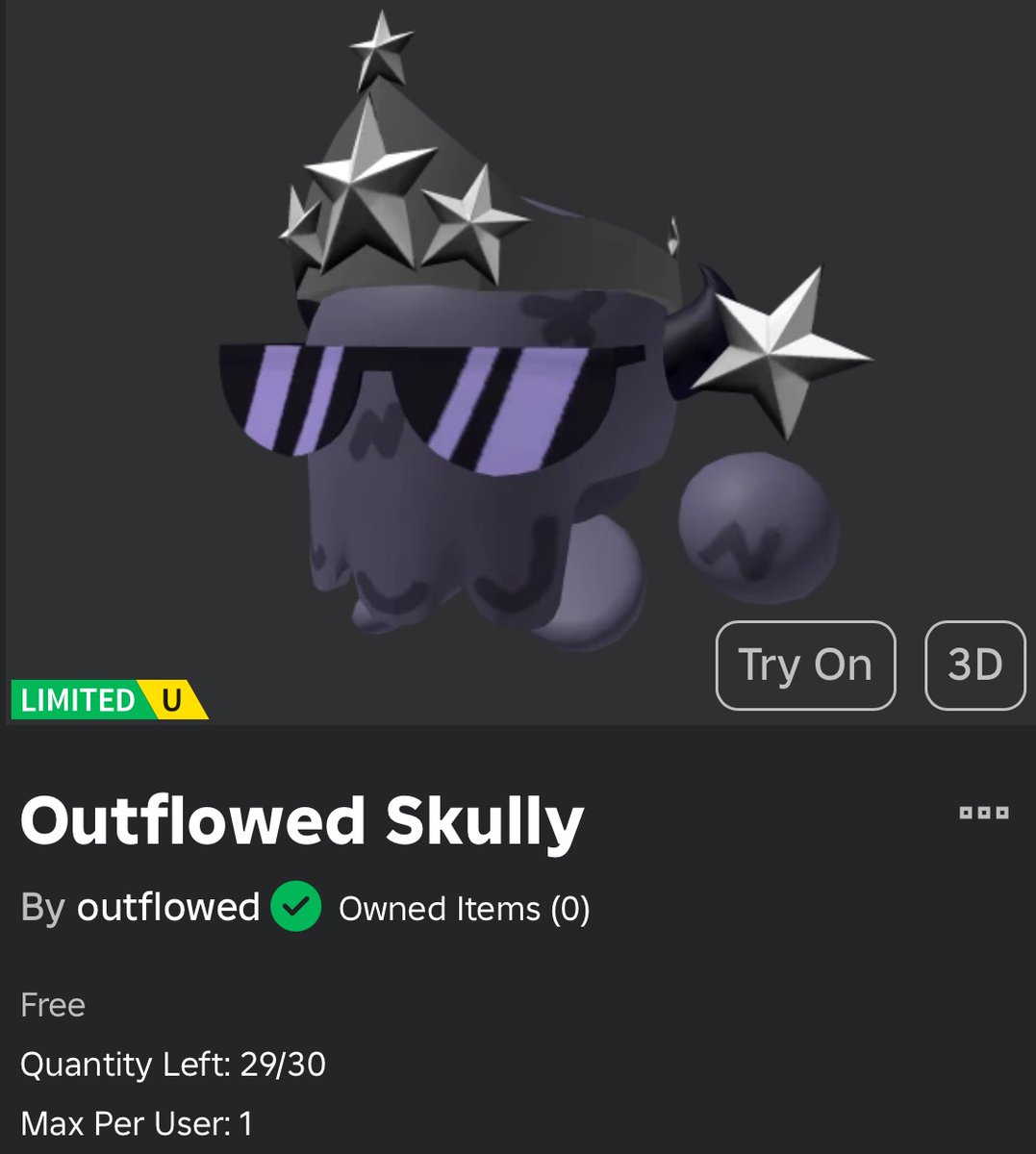 outflowed skully giveaway 💀

- 🔔 follow <a href="/outflowedalt/">dewolftou</a> + <a href="/ZVairzUGC/">ZVairz</a>
 - ❤️ like and retweet♻️

no proofs needed… ends soon