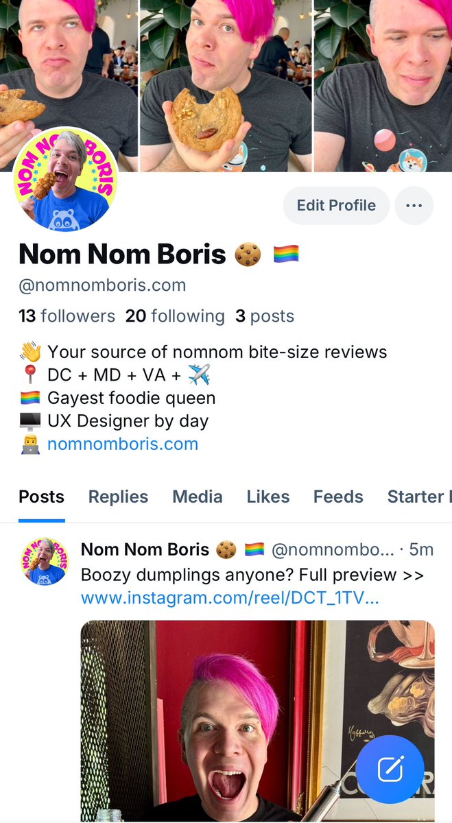 It’s been a while nomsters, if you want to see my tasty spam, then join me at Blue Sky bsky.app/profile/nomnom…